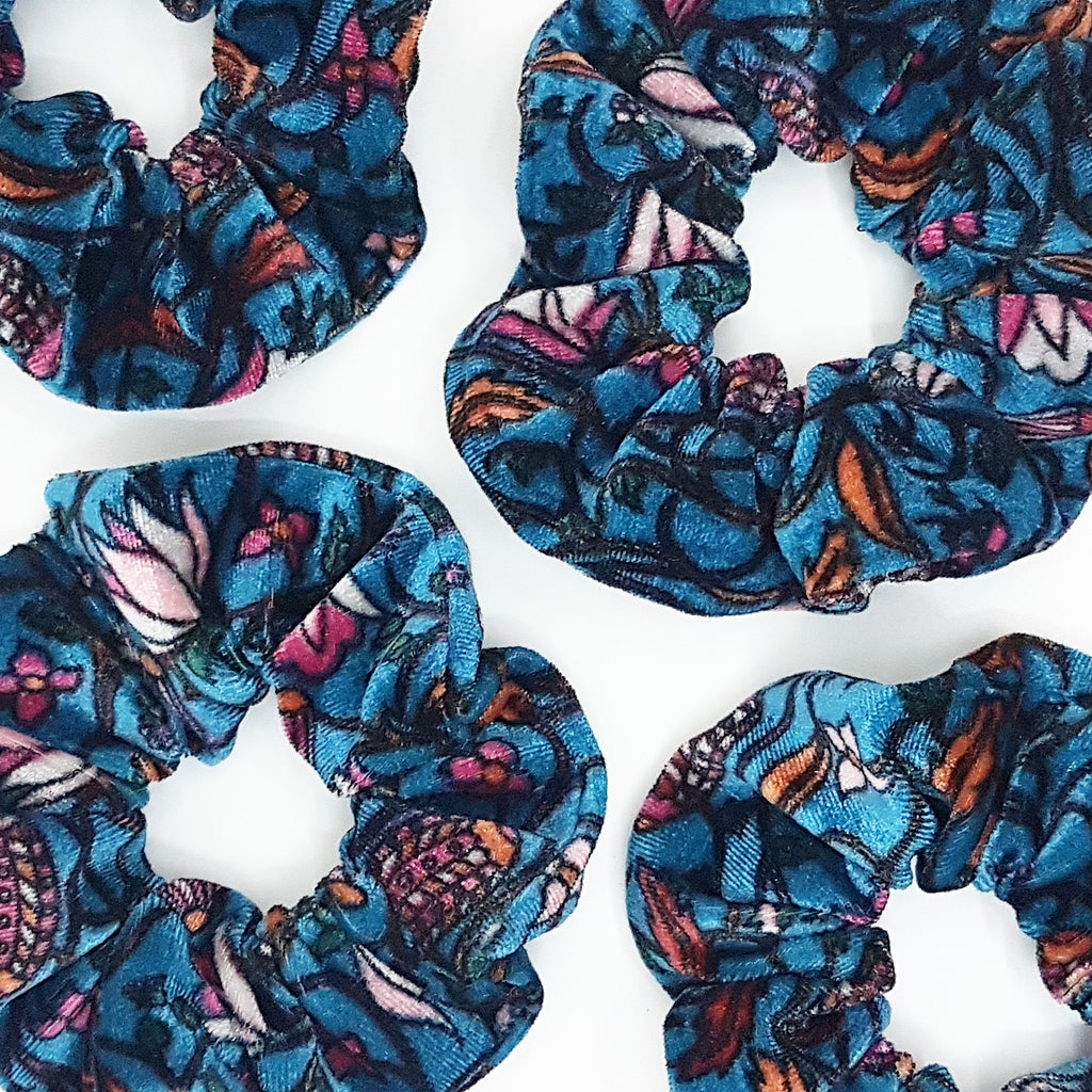 lotus velvet | scrunchie