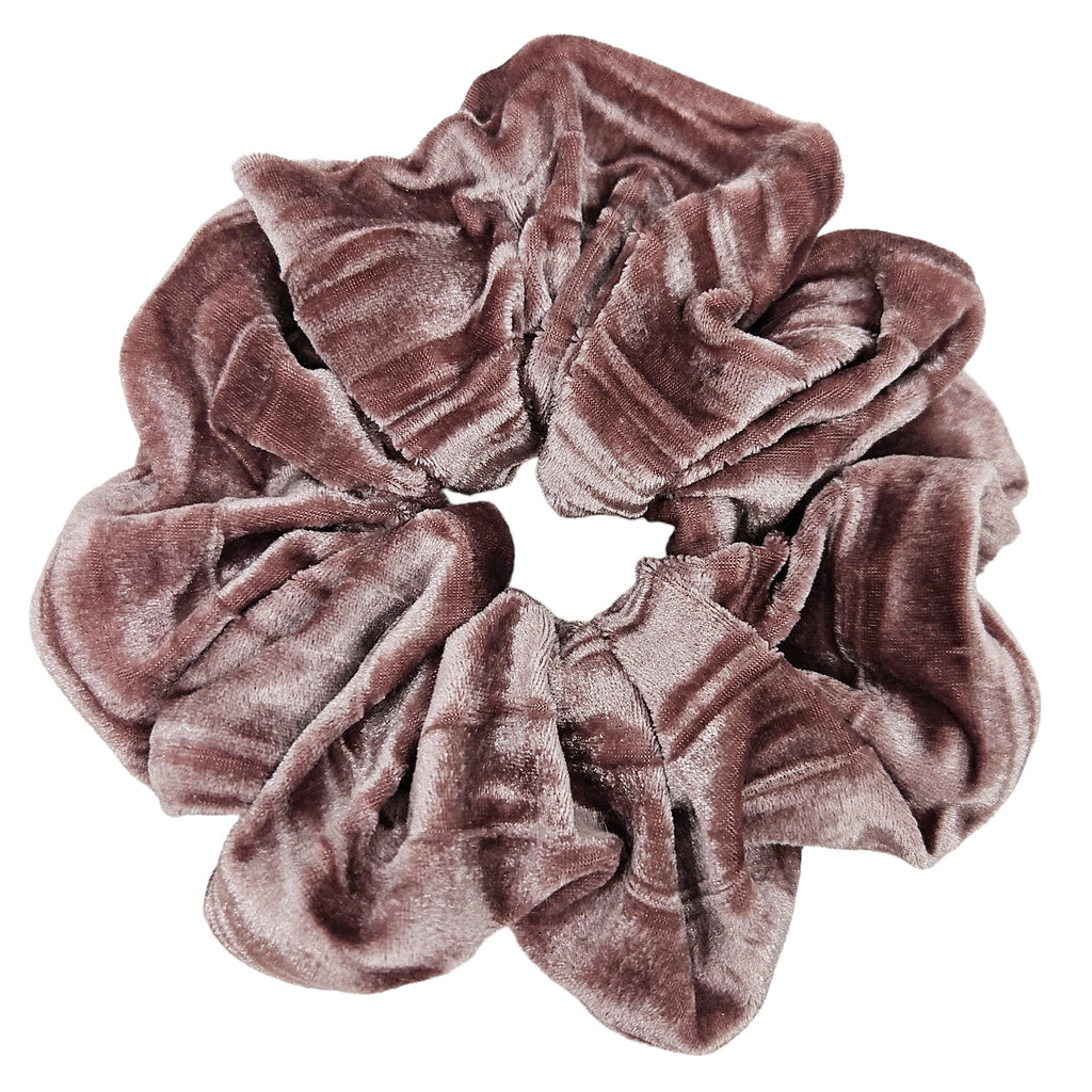 blush | jumbo velvet scrunchie