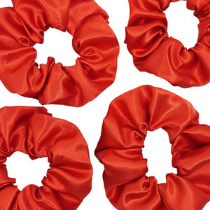 scarlet | satin scrunchie