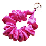 fandango | satin scrunchie keychain wristlet