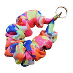 glow | scrunchie keychain wristlet