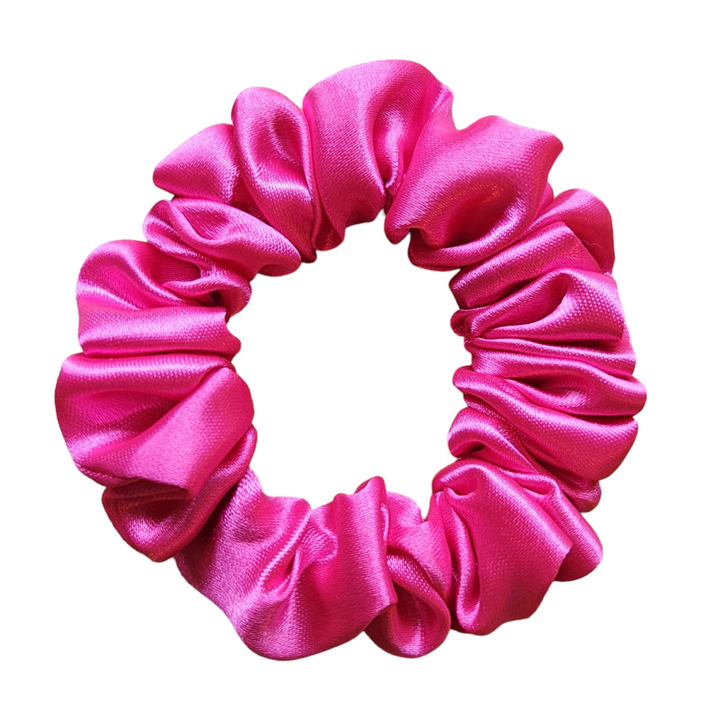 fandango| thin elastic mini satin scrunchie