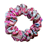 valentina | thin elastic mini satin scrunchie