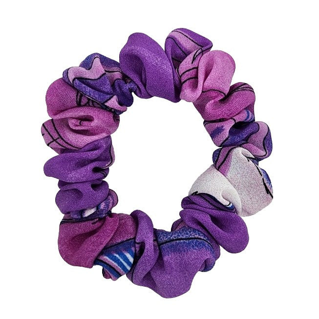 mauve | thin elastic mini scrunchie