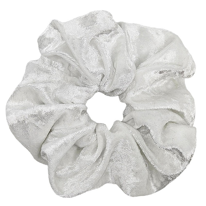 snow | jumbo velvet scrunchie