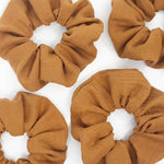 caramel cheesecloth | scrunchie