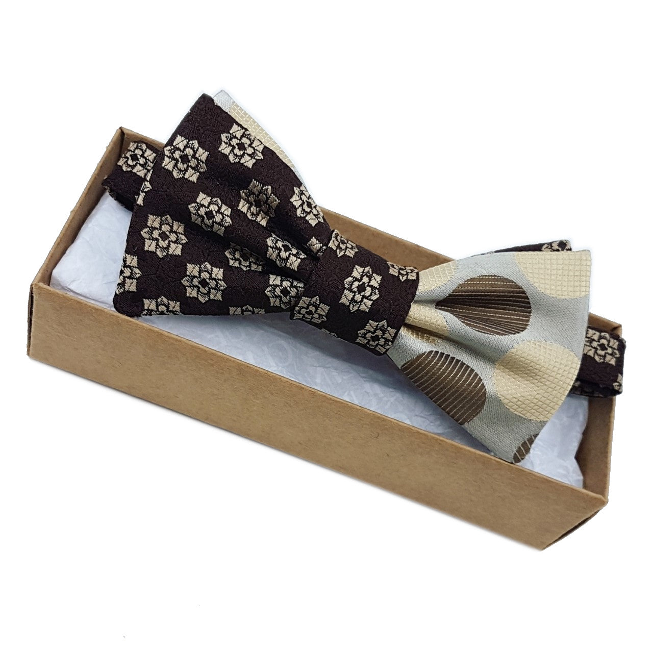 cocoa polka | deluxe bow tie