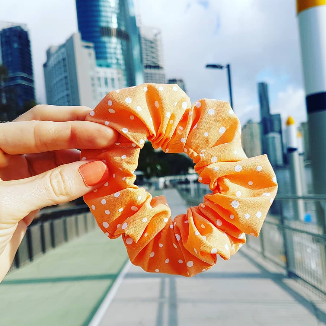 pumpkin | scrunchie