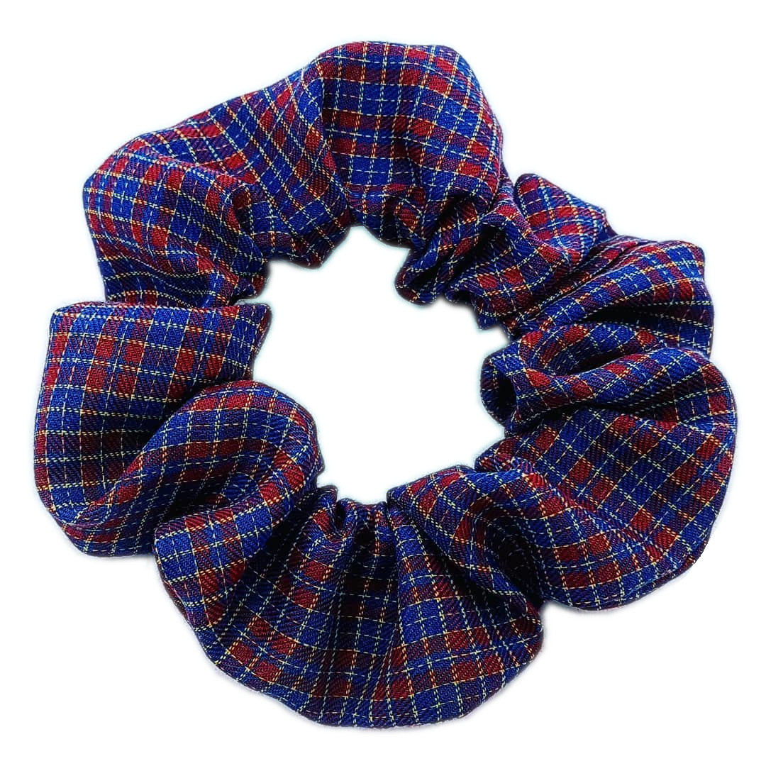 royal plaid | scrunchie